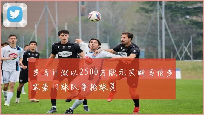 罗马计划以2500万欧元买断马伦多家豪门球队争抢球员